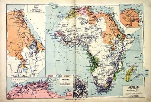 Afrique Carte Politique (Physical Chart of Africa)