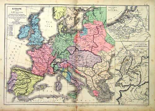 Europe in 1715 - Art Source International