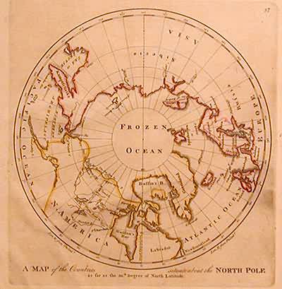 A Map of the Countries Situate about the North Pole