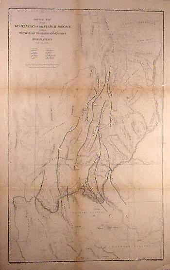 Sketch Map of the Western Part of the Plateau Province