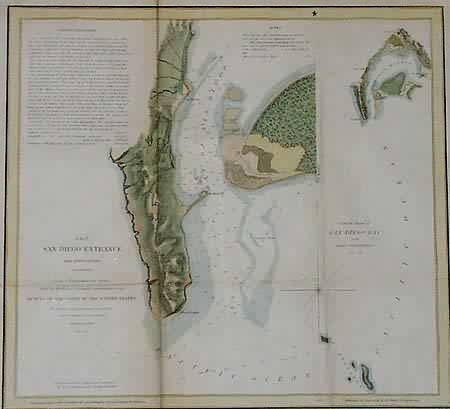 San Diego Entrance and Approaches / General Sketch of San Diego Bay and Los Coronados