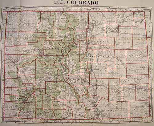 Clasons Guide Map of Colorado (Pocket Map)' - Art Source International