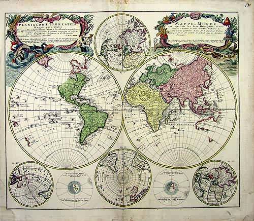 Planiglobii Terrestris Mappe Monde