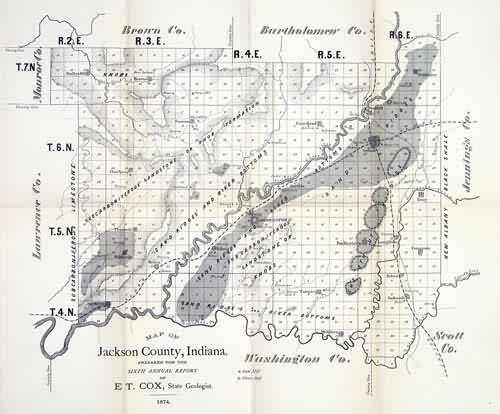 Map of Jackson County