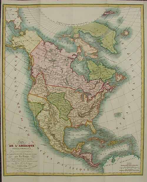 Carte De L Amerique Septentrionale'