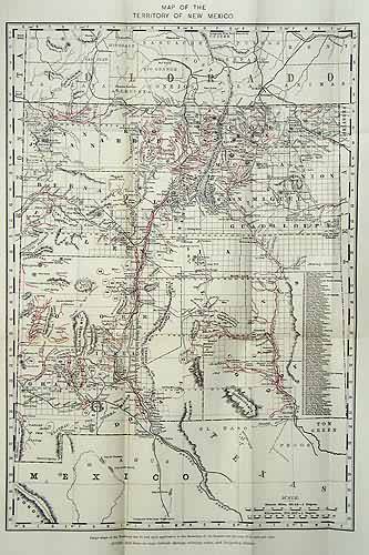 Map of the Territory of New Mexico