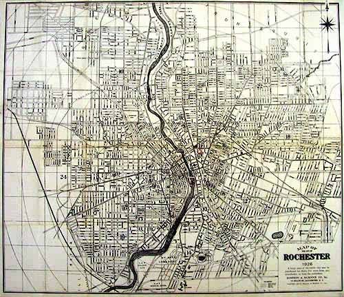 Map of The City of Rochester