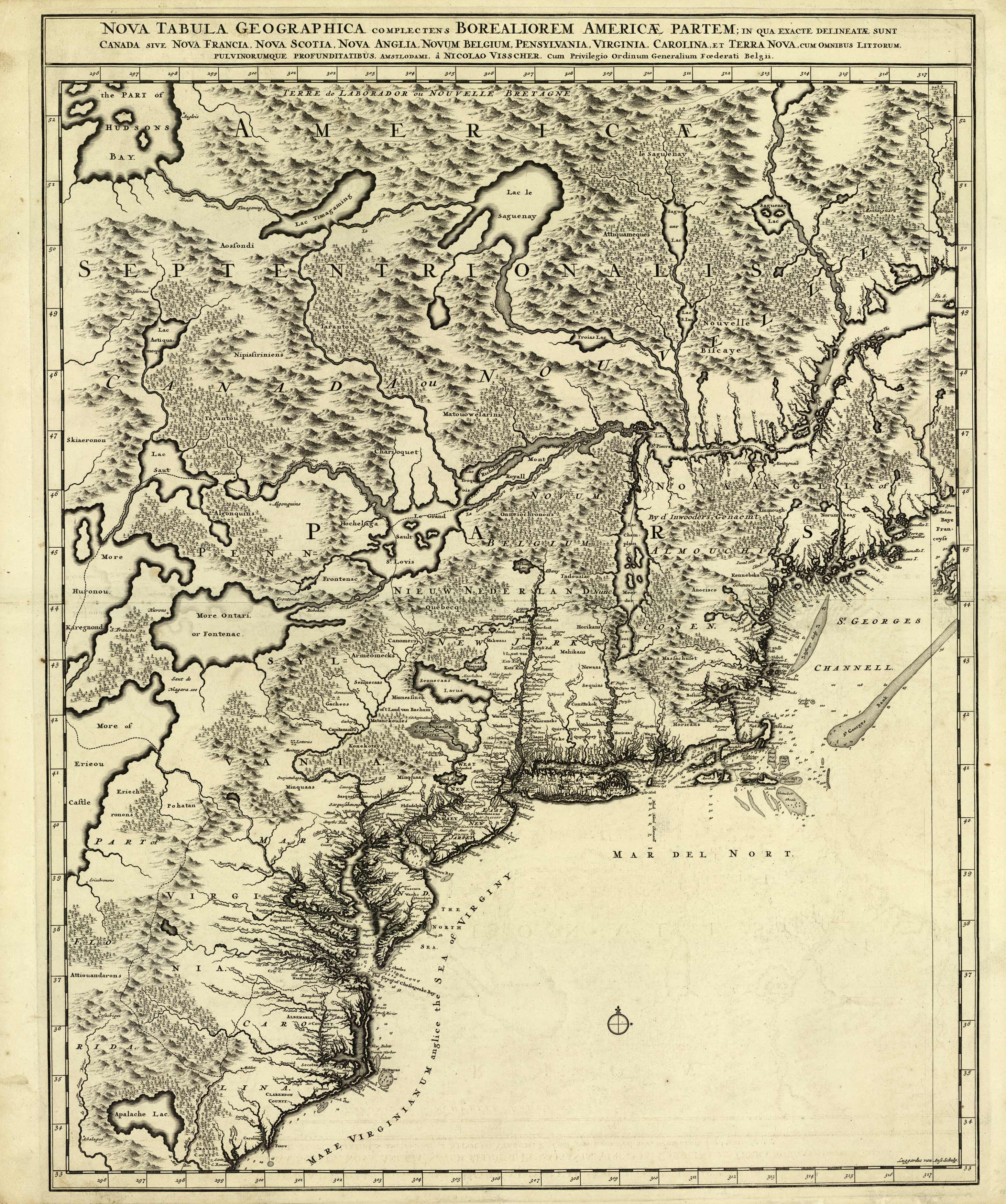 Nova Tabula Geograhica complectens Borealiorem...