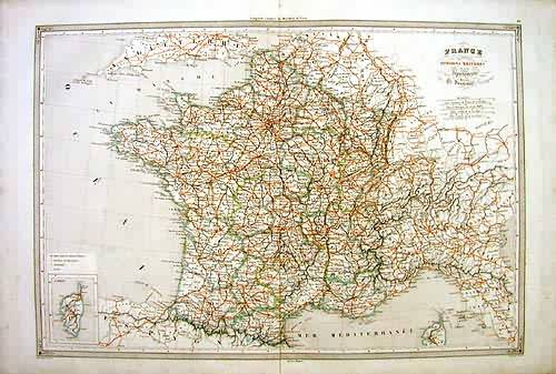 France par Divisions Militaires et par Departements