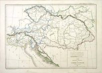 Carte Physique & Politique de LEmpire D'Autriche (Physical and Political Map of the Austrian Empire)'