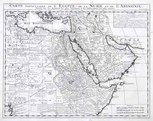 Carte Particuliere de L Egypte