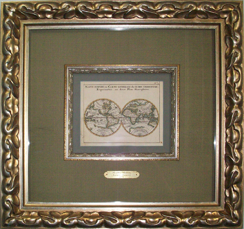 Mappe-Monde ou Carte Generale du Globe Terrestre Mappe-Monde ou Carte Generale du Globe Terrestre