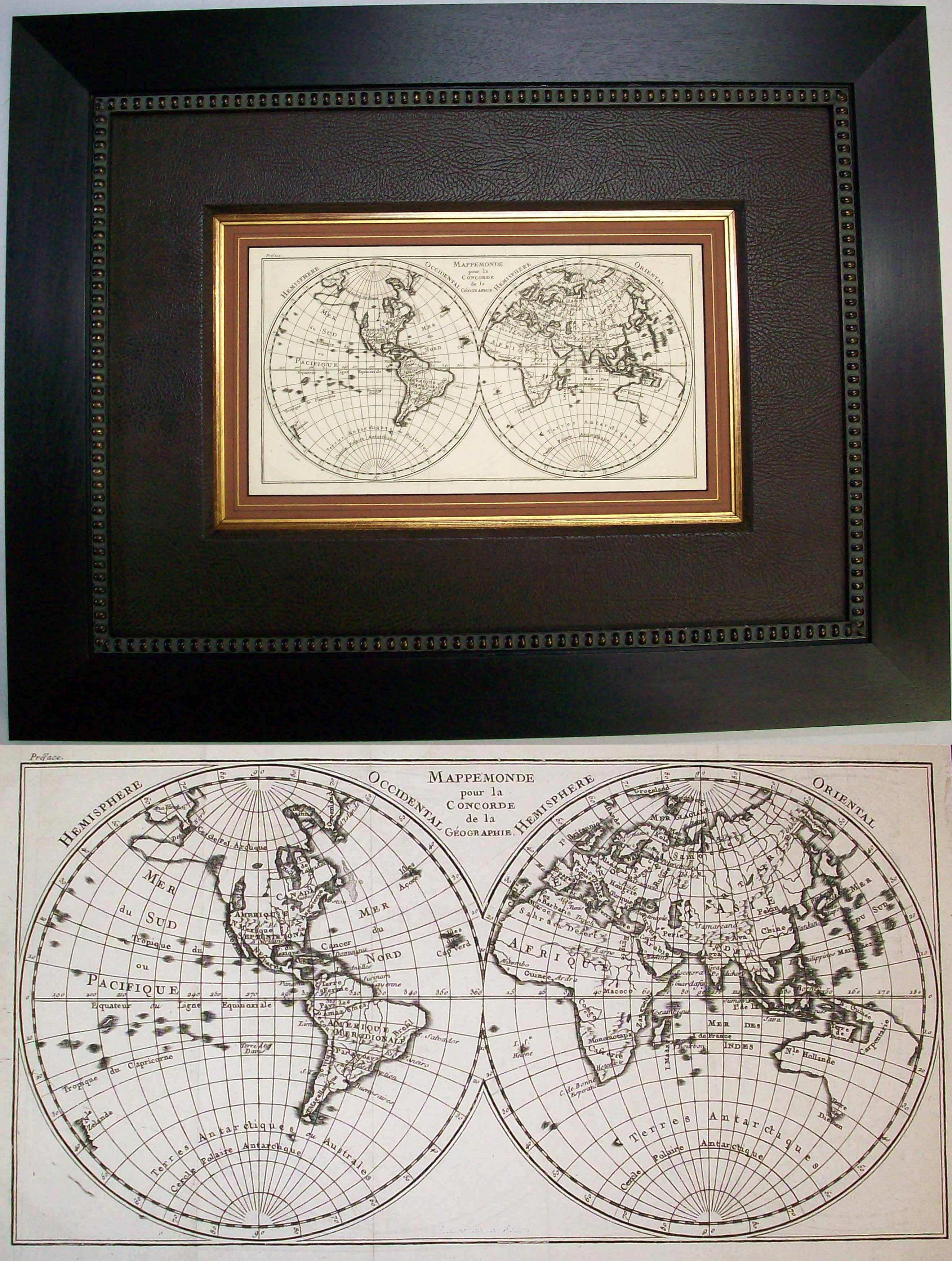 Mappemonde pour la Concorde de la Geographie