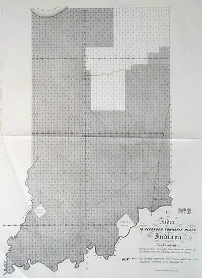 Index to recorded township plats -- Indiana