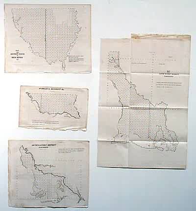 4-Map GLO Set of Louisiana
