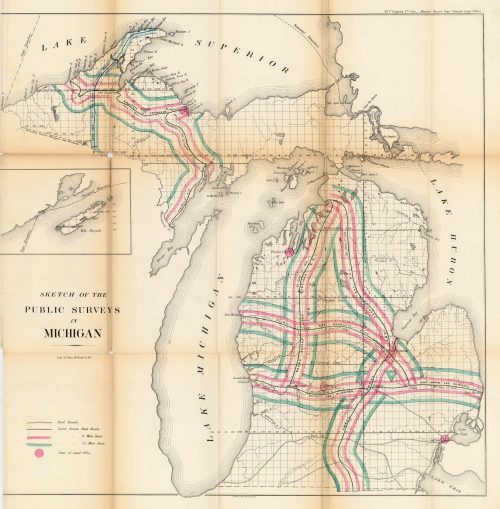 Sketch of the Public Surveys in Michigan