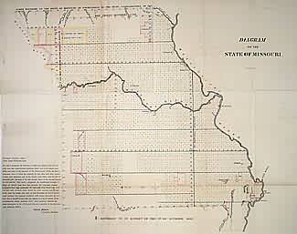 Diagram of the State of Missouri