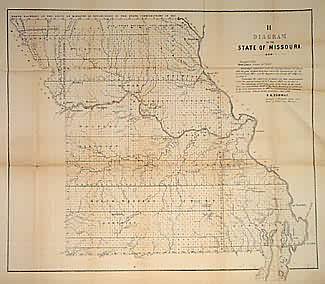 Diagram of the State of Missouri (Rice Paper)