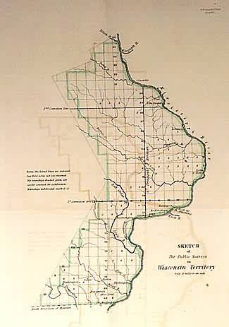 Sketch of The Public Surveys in Wisconsin Territory