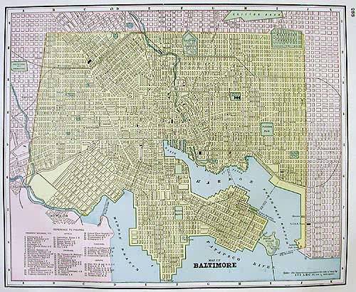 Map of Baltimore - Art Source International