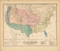 Map of the United States showing the Principal Botanical Divisions