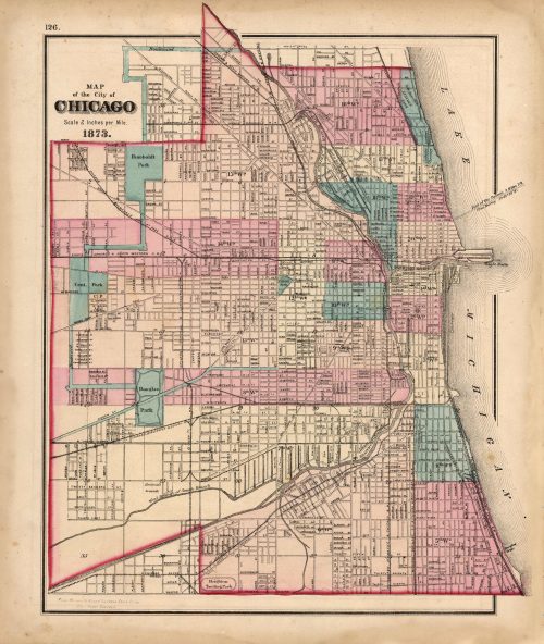 Map of the City of Chicago