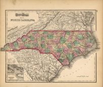 Grays Atlas Map of North Carolina'