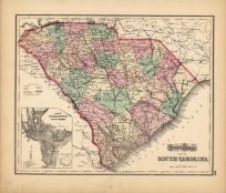 Grays Atlas Map of South Carolina'