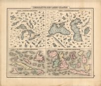 Comparative Size of Lakes and Islands