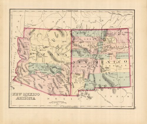 New Mexico and Arizona
