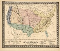 Map of the United States Showing the Principal Botanical Divisions