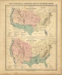 Grays Botanical and Zoological Maps of the United States'
