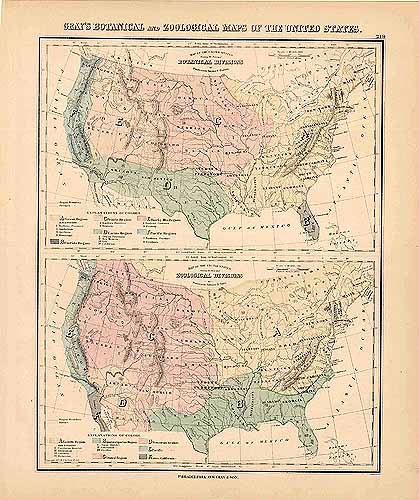 Botanical and Zoological Maps of the United States Botanical and Zoological Maps of the United States