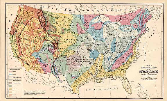 Geological Map of the United States Geological Map of the United States
