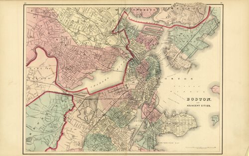 Boston and Adjacent Cities
