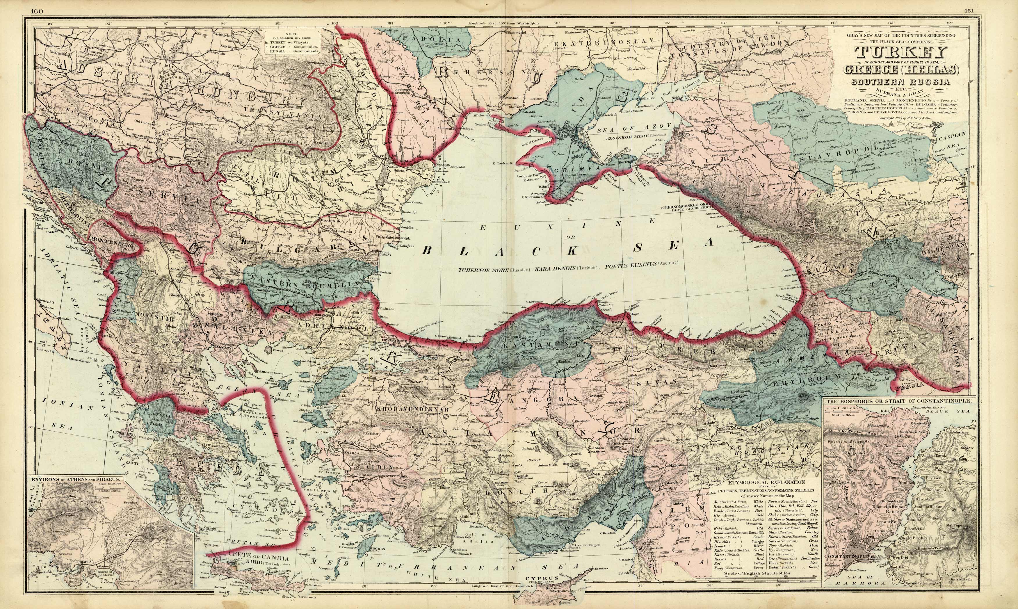 Black Sea Political Map