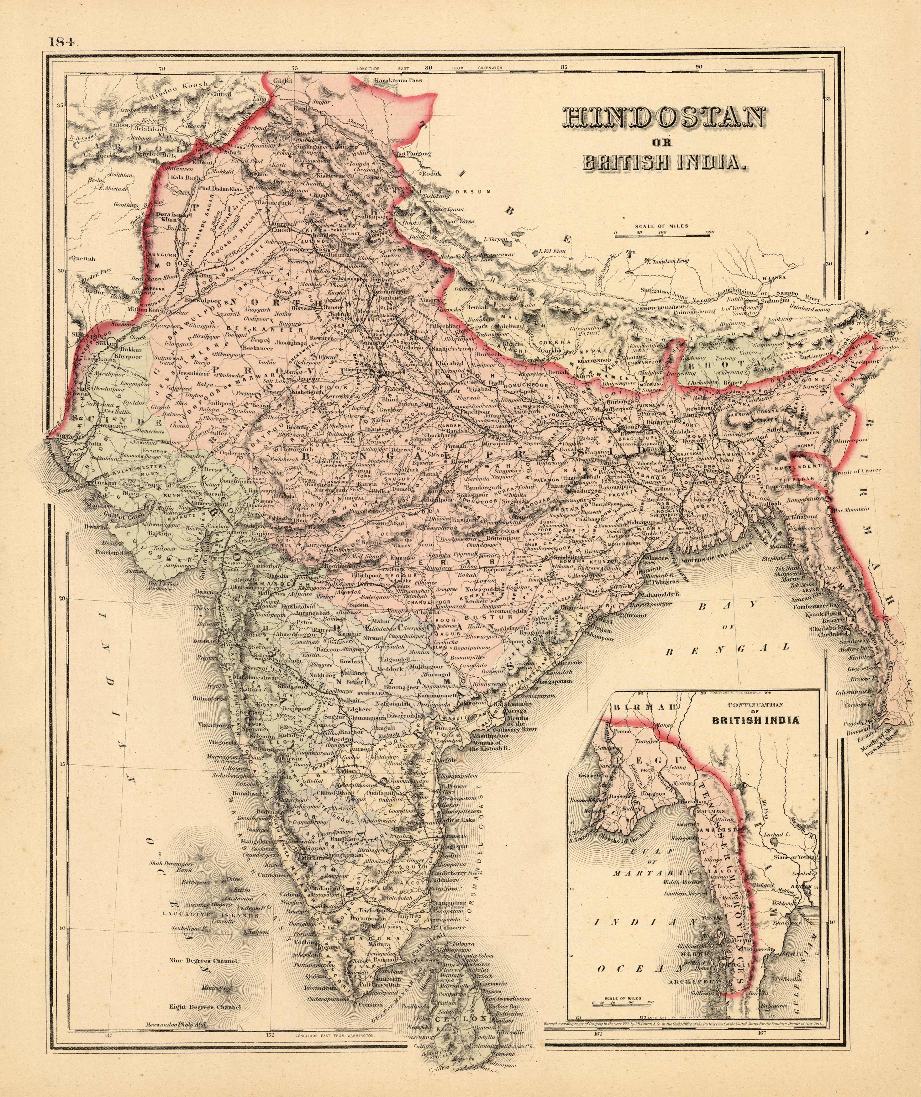Hindostan or British India
