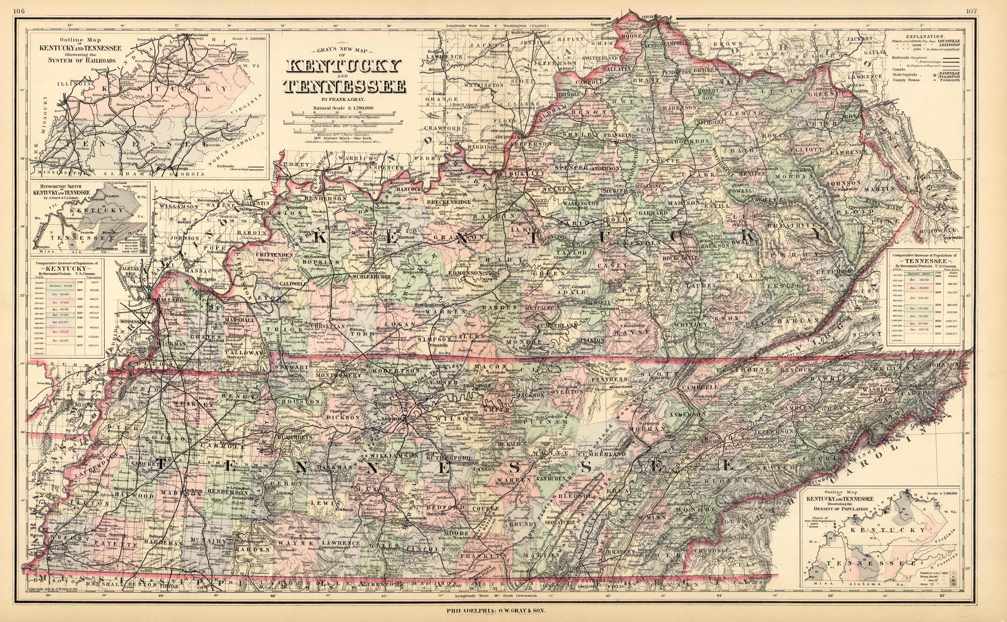 Kentucky and Tennessee Kentucky and Tennessee