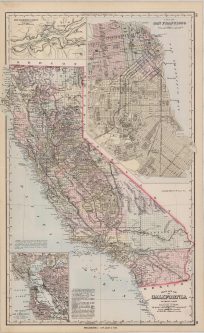 Grays New Map of California'