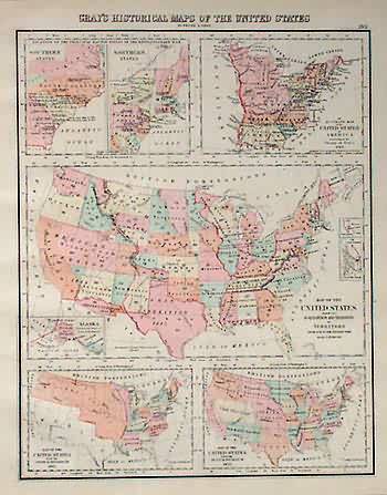 Grays Historical Maps of the United States'