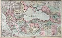 Grays New Map of the Countries Surrounding the Black Sea: Comprising Turkey in Europe