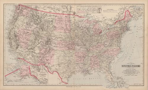 Grays New Map of the United States'