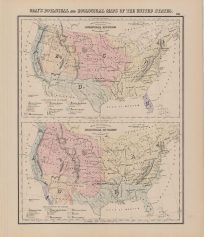 Grays Botanical and Zoological Maps of the United States'