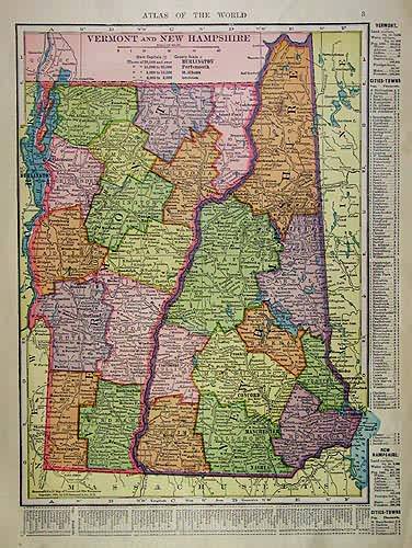 Vermont and New Hampshire