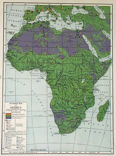 Economic Map of Africa