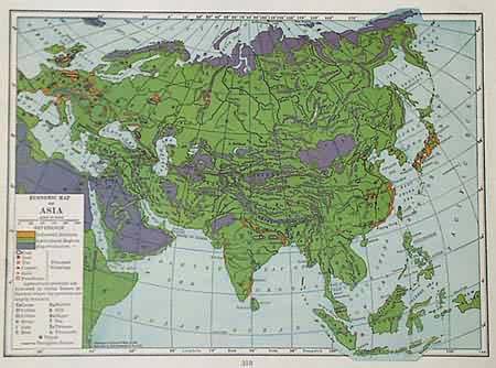 Economic Map of Asia