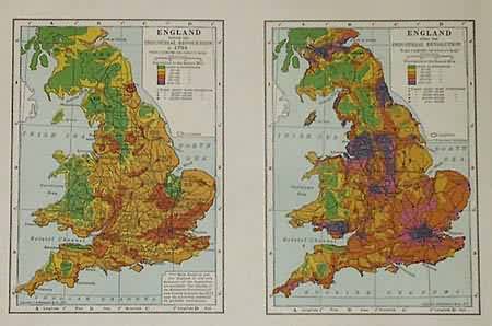 England before the Industrial Revolution / England after the Industrial ...