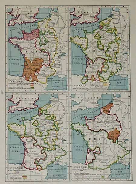 English Possessions in France / France at the Death of Philip IV / France at the Peace of Bretigny