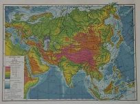 Physical Map of Asia