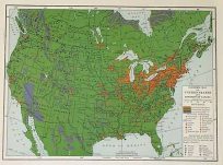 Economic Map of United States and Dominion of Canada